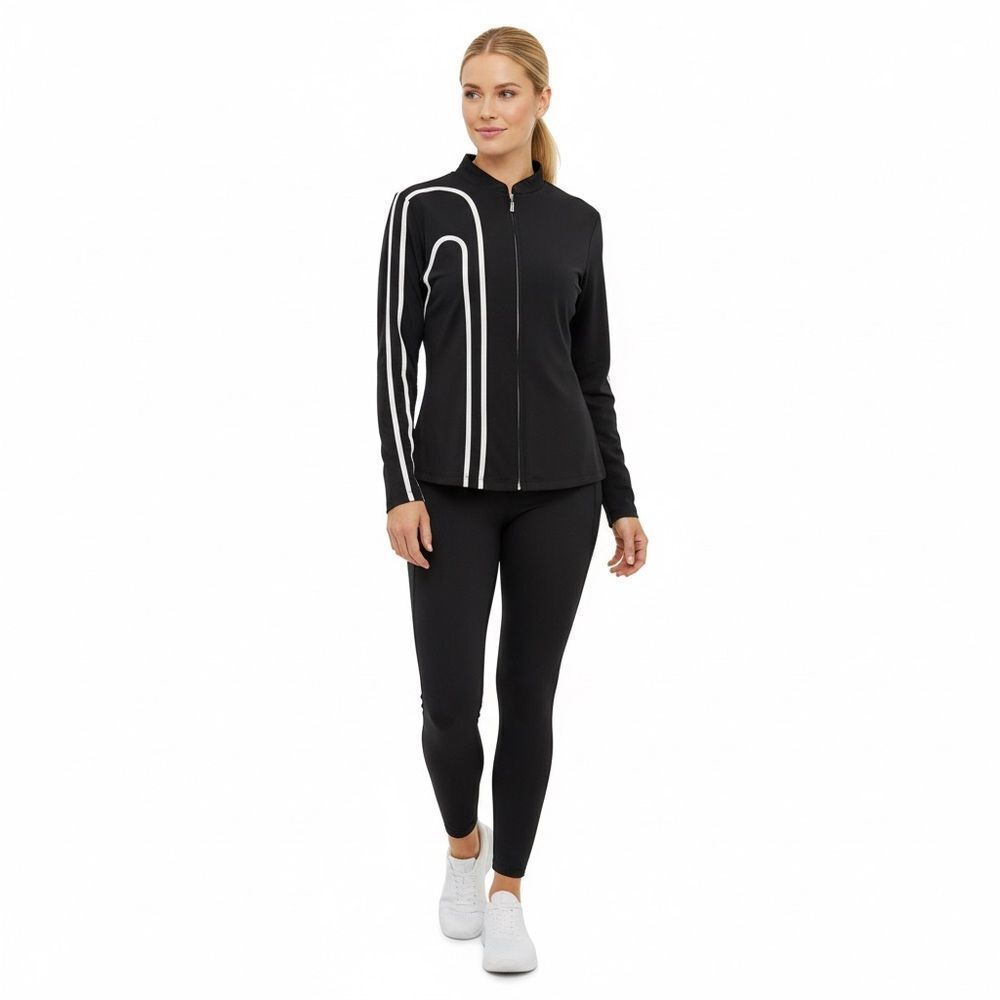 Jamie Sadock Black Full Zip Jacket size Large